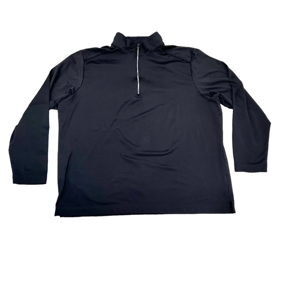 GREG NORMAN BLACK PLAY DRY PERFORMANCE QUARTER ZIP PULLOVER - Picture 3 of 12